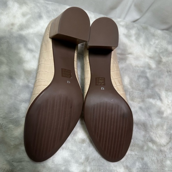 New Marc Joesph Comfort Pump Reptile Cream Nude Size 12 - Picture 6 of 6